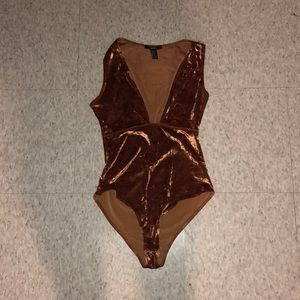 Forever 21 Velvet body suit